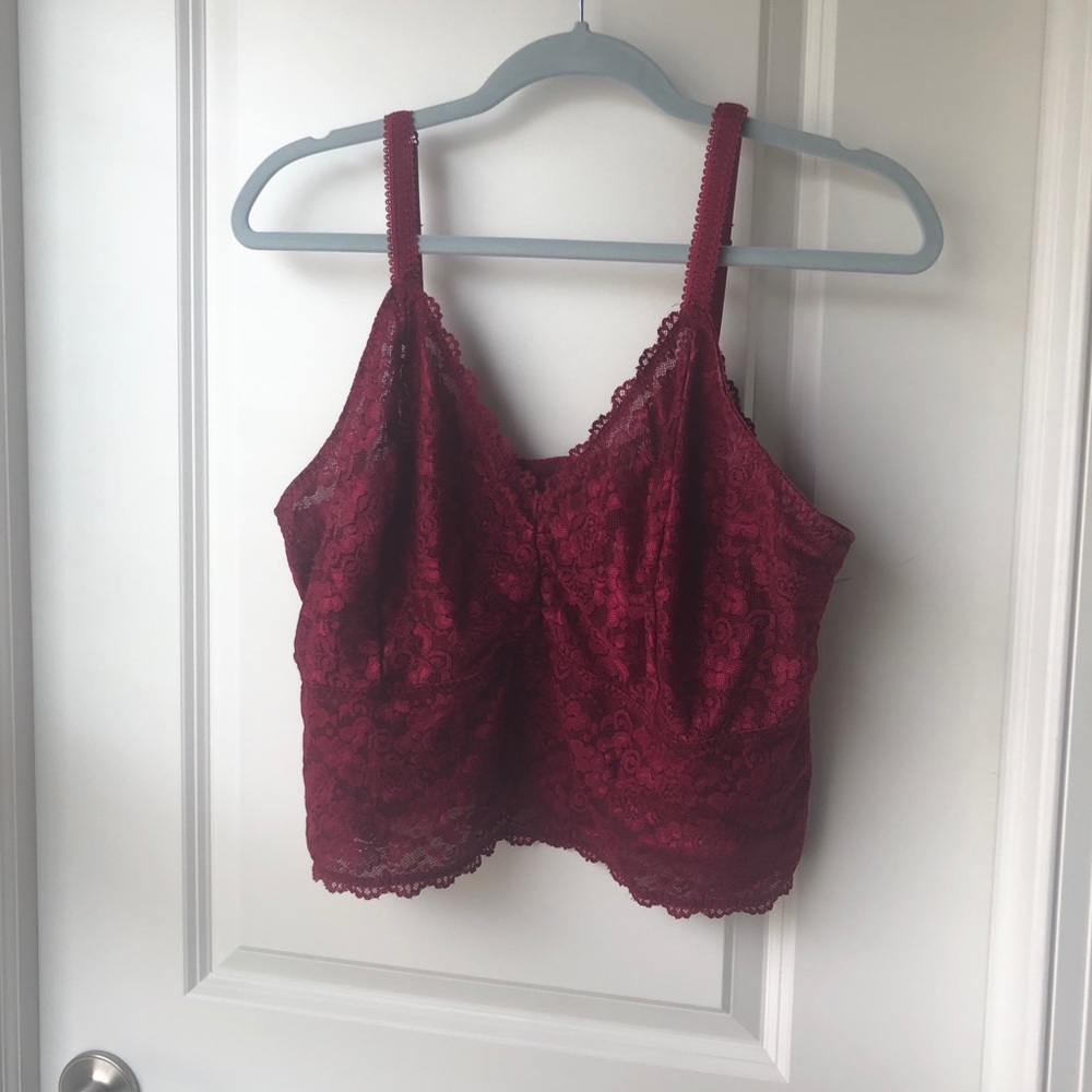 Torrid Maroon Bralette